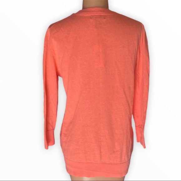 GAP Coral Button V Neck Cardigan - Picture 2 of 5